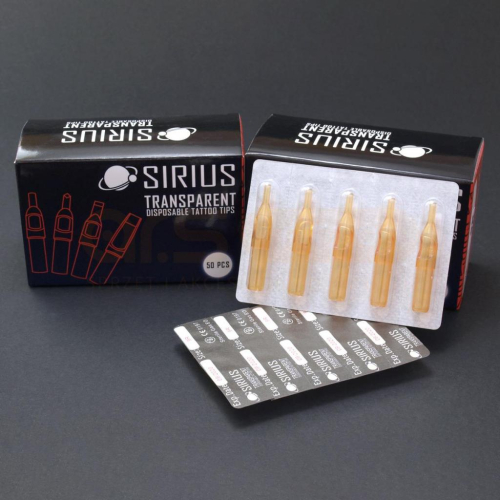 01 RT SIRIUS eldobható csőr (műanyag, narancssárga színű) - 50 db