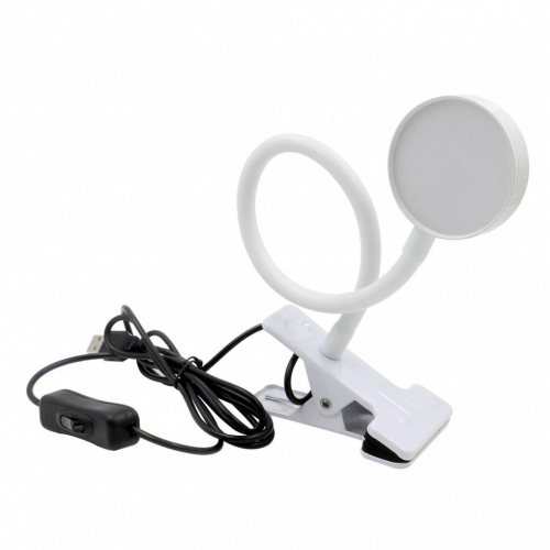 Hajlítható - Nagy Fényerejű - Felcsíptethető - LED Lámpa - USB Csatlakozóval - Fehér színű