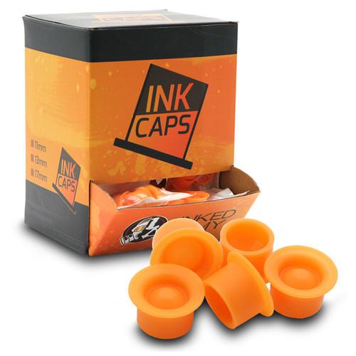 Festéktartó Kupak - Szilikonos - Narancssárga - Steril Csomagolásban - 22 mm - 150 darab