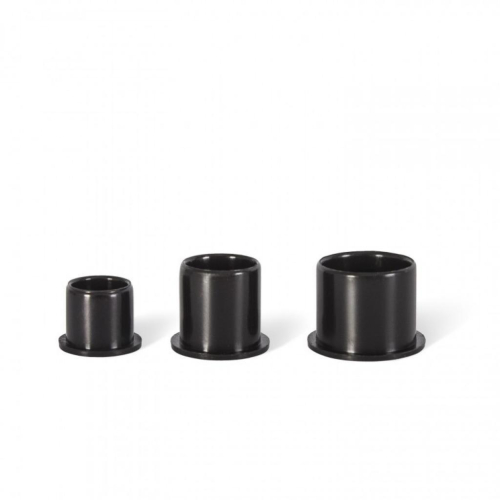 100db Fekete színű 13mm-es Talpas Festéktartó kupak  (Prémium minőség)