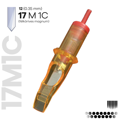 1217M1C SIRIUS-ULTIME tetováló tűmodul (RM - Félköríves Magnum) (0.35mm) 5 Darab
